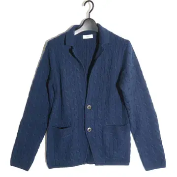 SHIPS 케이블 니트 가디건 정가 17,000엔 쉽스 네이비