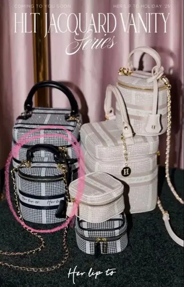 Herlipto HLT Jacquard Mini Vanity Bag