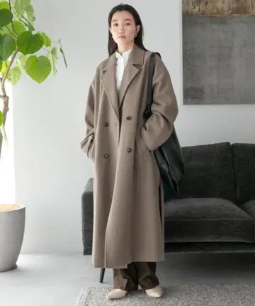 LOWRYSFARM 롱 코트 베이지