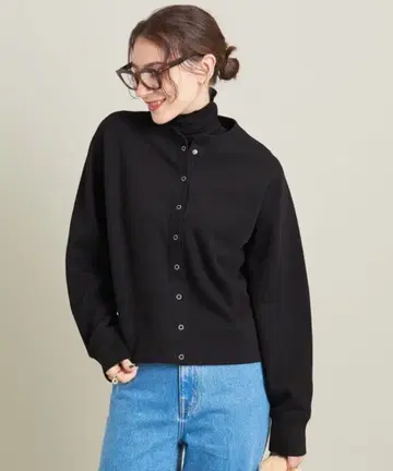 BEAUTY&YOUTH 더블 페이스 링 버튼 가디건