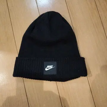 Nike 블랙 니트 모자 프리 사이즈