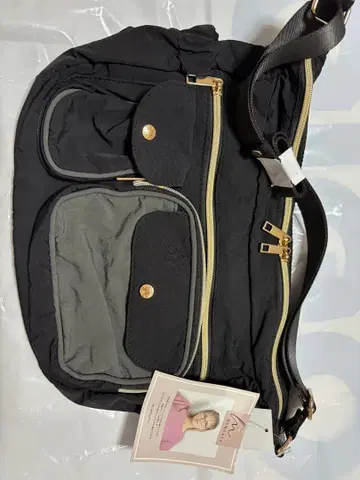 나일론 블랙 숄더백 mumu