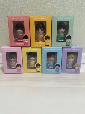 나니와단시 손가락 인형 7인 세트