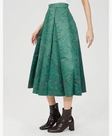 프레이 아이디 그린 플레어 스커트