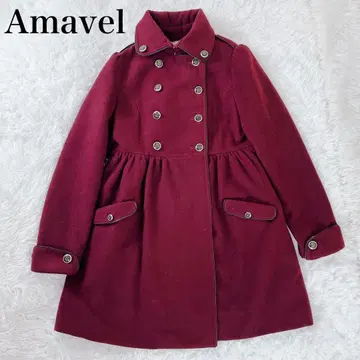 새상품 Amavel 밀리터리 코트 스탠딩 칼라 A라인