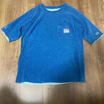 챔피온 레트 잇 라이드 나노 유니버스 구제 의류풍 얇은 맨투맨 T셔츠