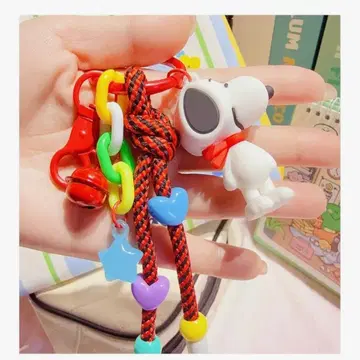 스누피 찰랑찰랑 키링 스누피 가챠 채우기