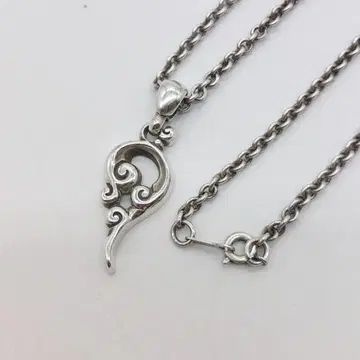 엠즈컬렉션 목걸이 실버 당초