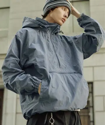 Bleme/2way 오버 아노락 후드티 / 나일론 자켓