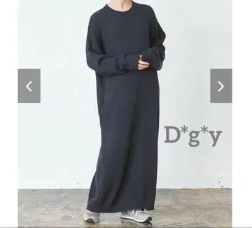 dgy 쿨넥 니트 원피스 5G 코튼 D6311