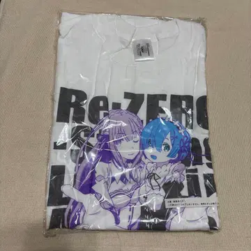 Re:ZERO 캐릭터 T셔츠 화이트