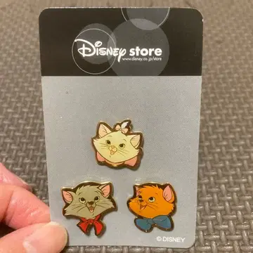 디즈니 스토어 마리 핀 배지 3개 세트