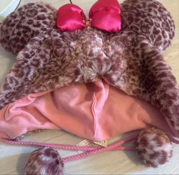 미니 마우스 귀 달린 퍼 모자