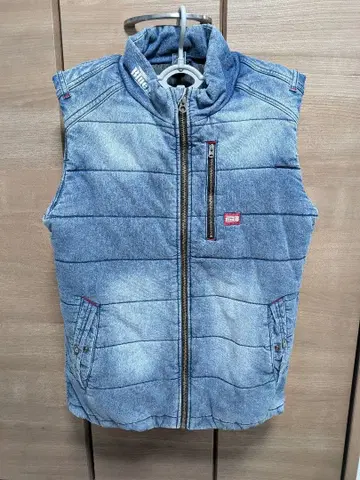 데님 블루 베스트 L 사이즈