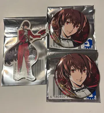 페르소나 5 빅뱅 콘서트 캔뱃지 스티커 아케치 고로