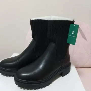 (새상품) 애프터눈 티 JG38 니트 부츠 블랙 M