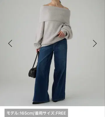 BABYLONE 오프숄더 니트 풀오버