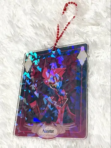 해즈빈 호텔 Alastor 홀로그램 아크릴 키링