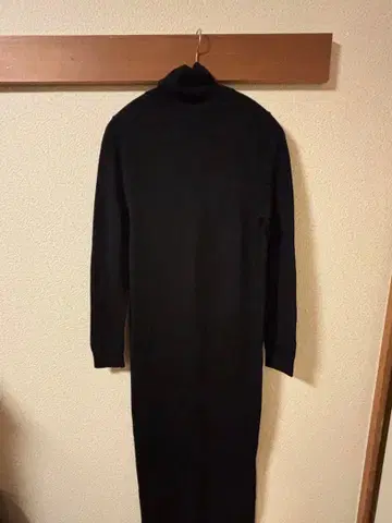 캘빈 클라인 블랙 니트 롱 원피스 L