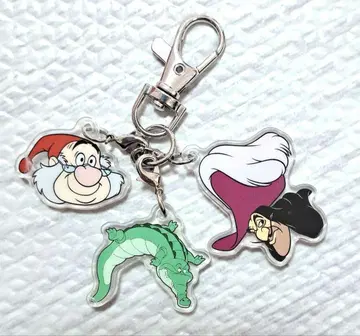 빌런즈 트리오 아크릴 키링 후크 선장 피터팬