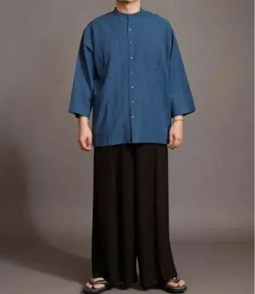 [카야] 서생 밴드 카라 남성용 셔츠