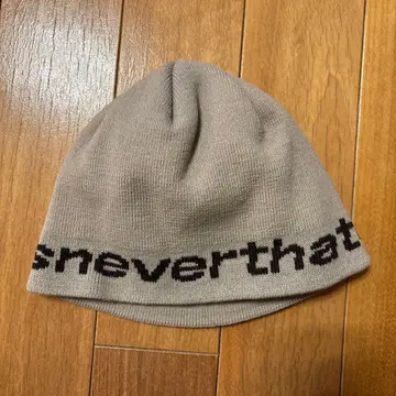 thisisneverthat 니트 모자 베이지