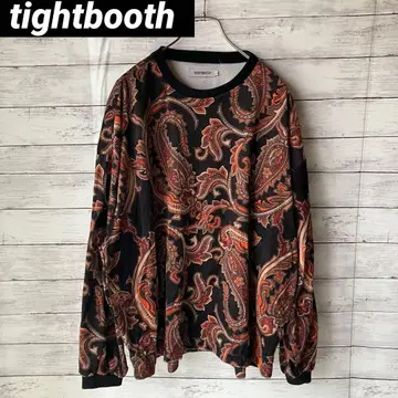 타이트 부스 트레이닝복 벨로아 페이즐리