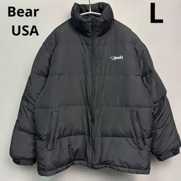 Bear USA 다운 자켓 아우터 L 남성용 블랙ab 블랙