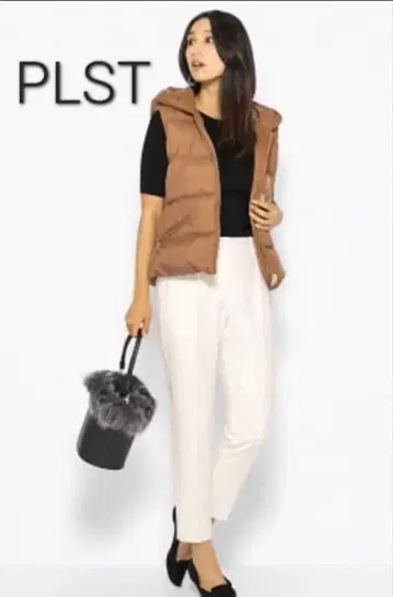 플라스테 매트 나일론 리버서블 다운 베스트 M 다운 베스트