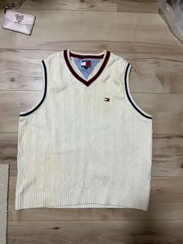 [브랜드품] TOMMY HILFIGER 스웨터 베스트 M