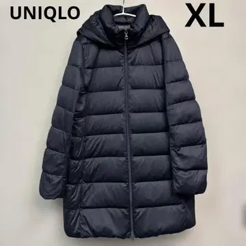 UNIQLO 스트레치 다운 코트 롱 다운 자켓 네이비 XL