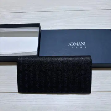 ARMANI JEANS 아르마니 블랙 장지갑 컨디션 최상 레어