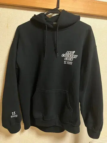 ANTI COUNTRY CLUB 후드티 블랙 M 사이즈