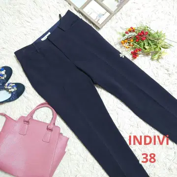 INDIVI 팬츠/슬랙스 (M) 다크 네이비/심플/오피스