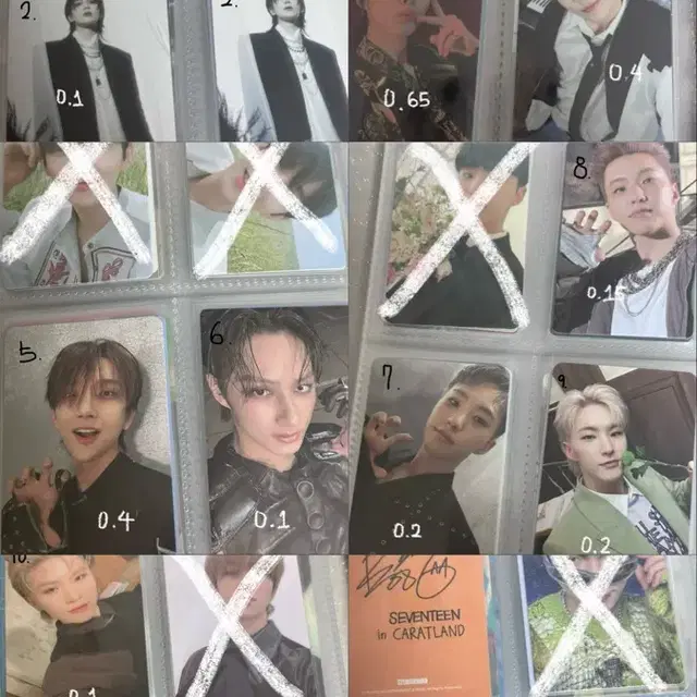 세븐틴 포카 판매