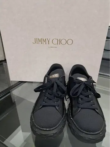 JIMMY CHOO 블랙 스니커즈