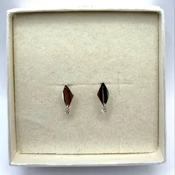 K14 WG 마름모 귀걸이