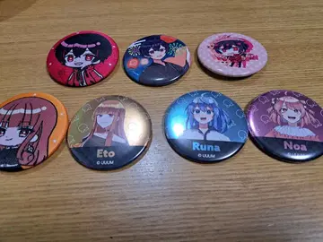 컬러풀 피치의 캔뱃지 세트 7개