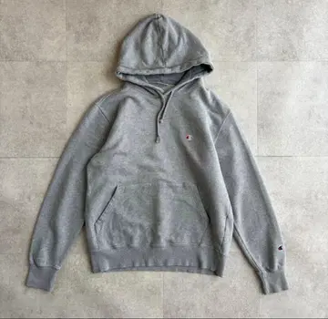 챔피언 리버스 그레이 후드 부착 후드티 L 사이즈