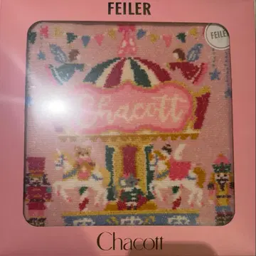 페일러 차코트 히야신스 손수건 Chacott x FEILER