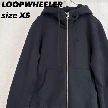 [ 레어 구하기 어려움 ] 루프 휠러 집업 후드티 블랙