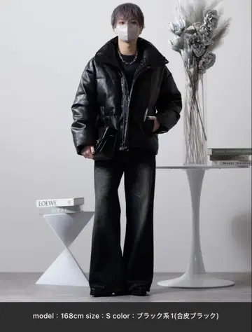 [ CLEL ] 볼륨 하이넥 숏 패딩 자켓