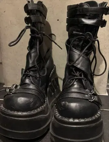 Demonia STOMP-26 통굽 부츠 해외 구매/레어 단종 모델