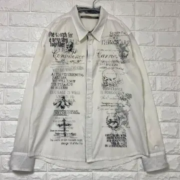 00s 시크 스타일 y2k archive 그런지 펑크 셔츠 LL