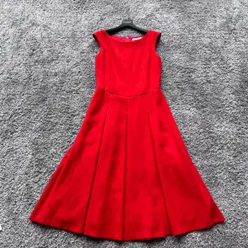 FOXEY 38 ELEGANT FRENCH 레드 원피스