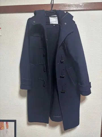 LE JUN 더플 코트 M 네이비