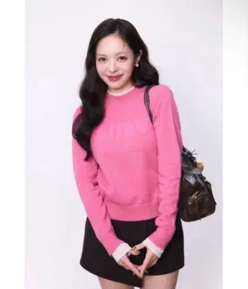 eimy istoire EIMY 로고 니트 핑크 에이미 이스트 월