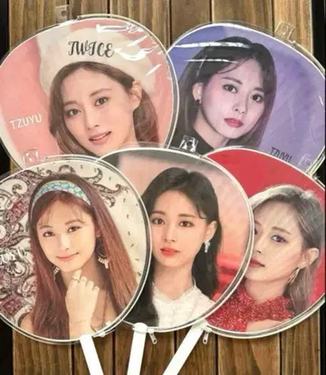 TWICE 쯔위 부채 5개 세트