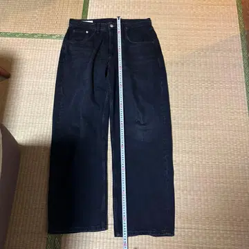 ZARA 블랙 배기핏 데님