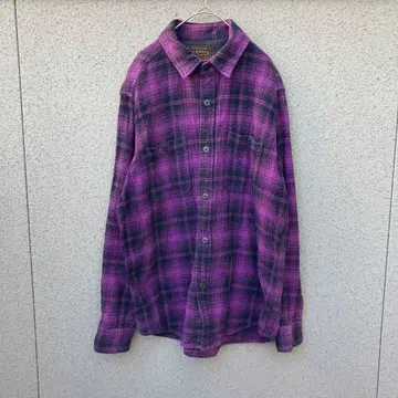 2992 [유니클로] XL 플란넬 긴팔 셔츠 체크 플란넬 셔츠 코튼